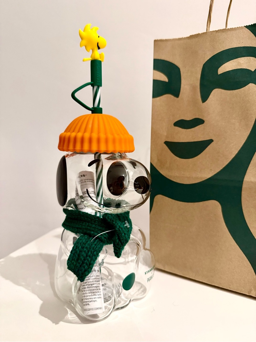 NWT Starbucks The Snoopy™ Glass Cold Cup